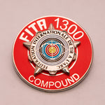World Archery Silver Star Award Badges – Compound