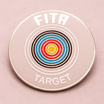 World Archery Silver Target Award Abzeichen – Recurve