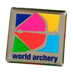 Insignia de pin de tiro con arco mundial