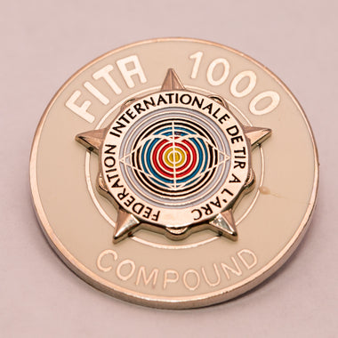 World Archery Silver Star Award Abzeichen – Compound