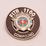 World Archery Silver Star Award Badges – Compound